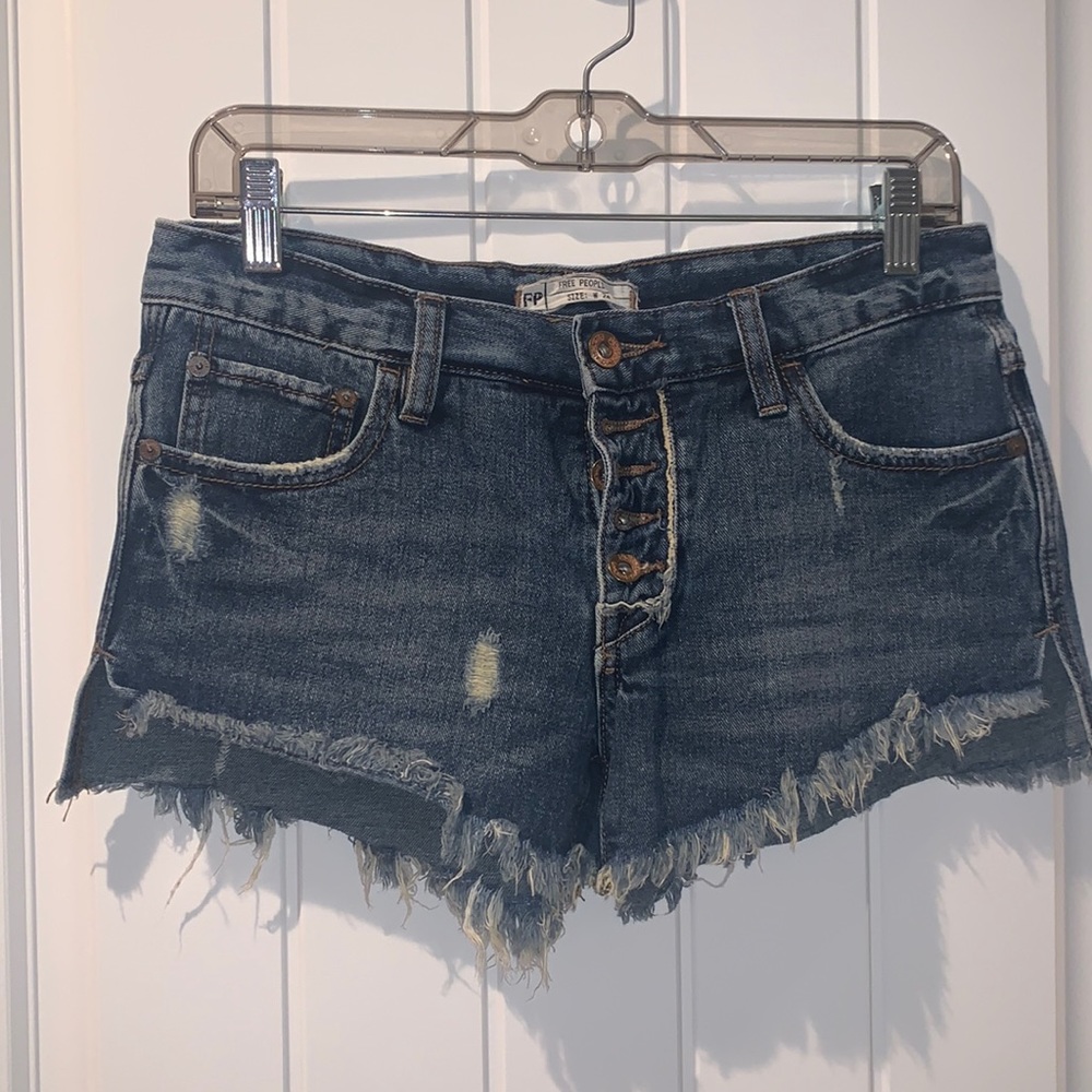 Free People Jean Shorts